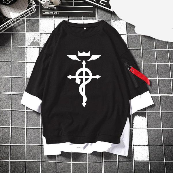 anime men t-shirt fashion edward elric cotton summer t shirt men's t-shirts, White;black
anime men t-shirt fashion edward elric cotton summer t shirt men's t-shirts, White;black