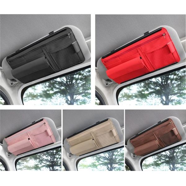 car organizer sun visor storage bag interior auto sunshade plate universal cards j60f
car organizer sun visor storage bag interior auto sunshade plate universal cards j60f