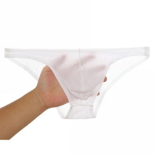 underpants mens low-waist transparent briefs ice silk see-through breathable underwear thin summer panties, Black;white
underpants mens low-waist transparent briefs ice silk see-through breathable underwear thin summer panties, Black;white