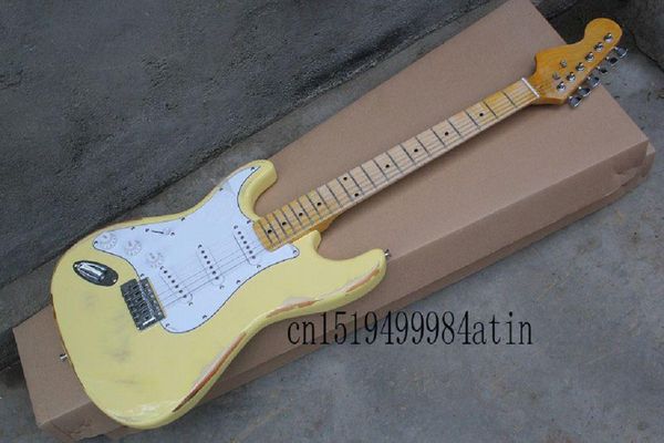 f with synchronized imitation of the old one yellow signature left handed electric guitar @22
f with synchronized imitation of the old one yellow signature left handed electric guitar @22