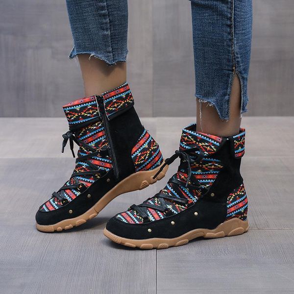boots women camouflage retro rubber fashion rivet lace up platform shoes men short tube bottine femme, Black
boots women camouflage retro rubber fashion rivet lace up platform shoes men short tube bottine femme, Black