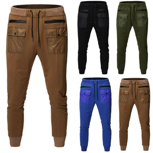 men's pants mens drawstring elastic pockets clothes long pencil trousers nice full-length casual men, Black
men's pants mens drawstring elastic pockets clothes long pencil trousers nice full-length casual men, Black