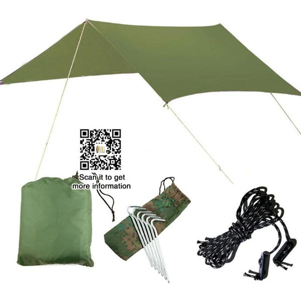 3*3m 15d nylon with silicon coating outdoor tarp shelter beach awning tents and shelters
3*3m 15d nylon with silicon coating outdoor tarp shelter beach awning tents and shelters