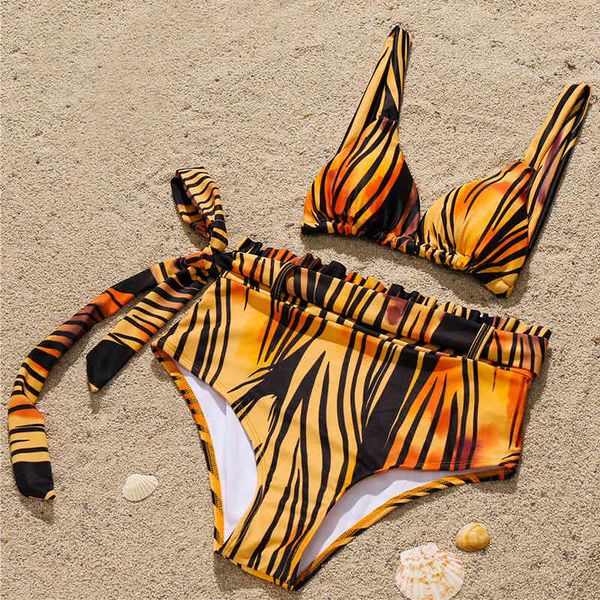 print with belt female swimsuit high waist women swimwear two-pieces bikini set bather bathing suit swim ladying
print with belt female swimsuit high waist women swimwear two-pieces bikini set bather bathing suit swim ladying