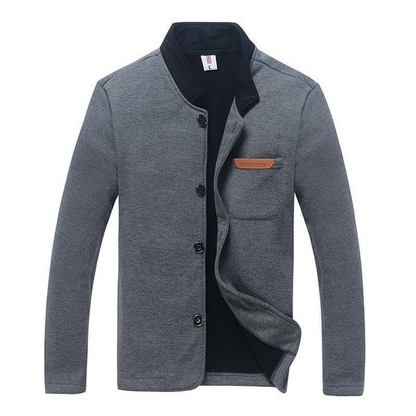 men's jackets leather label casual jacket cardigan simple coat fashion stand collar slim, Black;brown
men's jackets leather label casual jacket cardigan simple coat fashion stand collar slim, Black;brown
