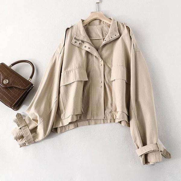 women's jackets women coat fashion and leisure quality cotton long sleeve stand collar concealed zipper cardigan two flip side pockets, Black;brown
women's jackets women coat fashion and leisure quality cotton long sleeve stand collar concealed zipper cardigan two flip side pockets, Black;brown