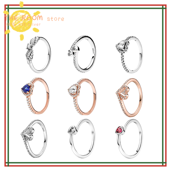 cluster rings original pando 100% 925 sterling silver ring love cz red transparent crystal lady wedding girlfriend gift jewelry 2021, Golden;silver
cluster rings original pando 100% 925 sterling silver ring love cz red transparent crystal lady wedding girlfriend gift jewelry 2021, Golden;silver