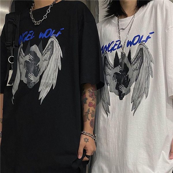 women's t-shirt 2021 autumn female anime printing harajuku loose korean round neck short-sleeved couple, White
women's t-shirt 2021 autumn female anime printing harajuku loose korean round neck short-sleeved couple, White