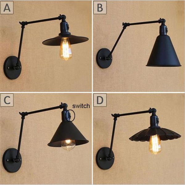wall lamp black 25cm+25cm double swing arms switch lights lid plate unbrella lotus leaf metal shade sconce home fixture lighting
wall lamp black 25cm+25cm double swing arms switch lights lid plate unbrella lotus leaf metal shade sconce home fixture lighting