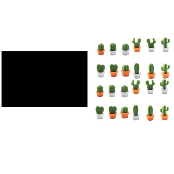 wall stickers 45x100cm magnetic chalkboard with 24pcs cute fridge magnets cactus refrigerator message sticker
wall stickers 45x100cm magnetic chalkboard with 24pcs cute fridge magnets cactus refrigerator message sticker