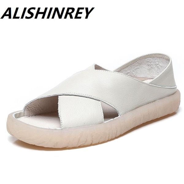 women sandals genuine leather non-slip soft comfortable summer shoes flat platform two-way wear, Black
women sandals genuine leather non-slip soft comfortable summer shoes flat platform two-way wear, Black