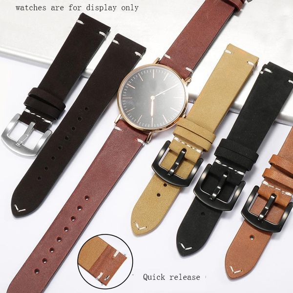 watch bands yopo frosted retro leather watchband 18mm 20mm 22mm black khaki dark brown with pin buckle strap for male's accessories, Black;brown
watch bands yopo frosted retro leather watchband 18mm 20mm 22mm black khaki dark brown with pin buckle strap for male's accessories, Black;brown