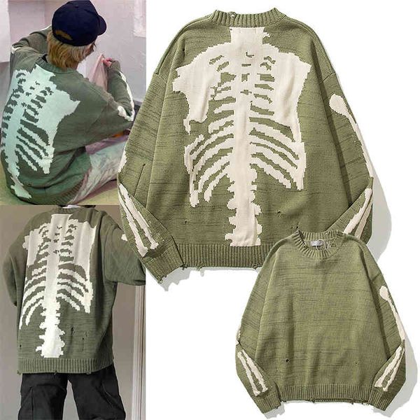 women's sweaters streetwear fashion loose skulls vest long-sleeved high street hip hop green pullover, White;black
women's sweaters streetwear fashion loose skulls vest long-sleeved high street hip hop green pullover, White;black