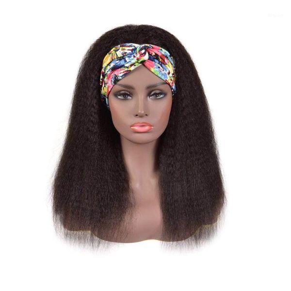 yaki kinky straight headbands wigs human hair for black women 200% density remy with random gift natural color1, Black;brown
yaki kinky straight headbands wigs human hair for black women 200% density remy with random gift natural color1, Black;brown