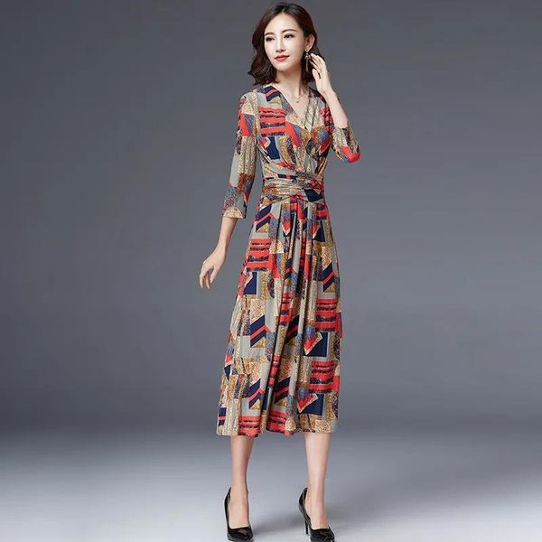 casual dresses spring v-neck dress mid length a-line print long skirt summer women's fyzq, Black;gray
casual dresses spring v-neck dress mid length a-line print long skirt summer women's fyzq, Black;gray
