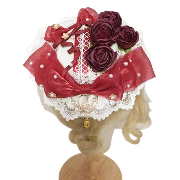stingy brim hats japanese lolita lace bonnet hat sweet bowknot rose flower heart pendant flat cap kawaii cosplay side hair clip my26 21, Blue;gray
stingy brim hats japanese lolita lace bonnet hat sweet bowknot rose flower heart pendant flat cap kawaii cosplay side hair clip my26 21, Blue;gray