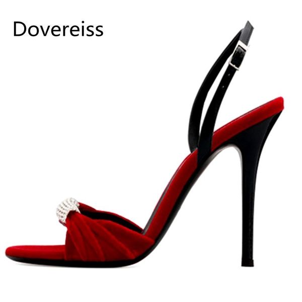 sandals dovereiss fashion women's shoes summer consice elegant narrow band buckle red party 34-46, Black
sandals dovereiss fashion women's shoes summer consice elegant narrow band buckle red party 34-46, Black