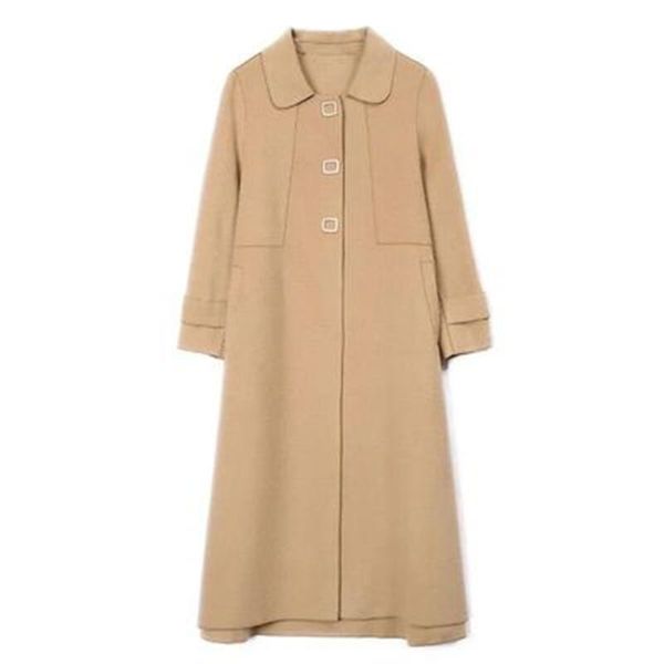 women's wool & blends winter christmas jackets coats 100% double-sided cashmere female overcoats loose large size lady long outerwear, Black
women's wool & blends winter christmas jackets coats 100% double-sided cashmere female overcoats loose large size lady long outerwear, Black