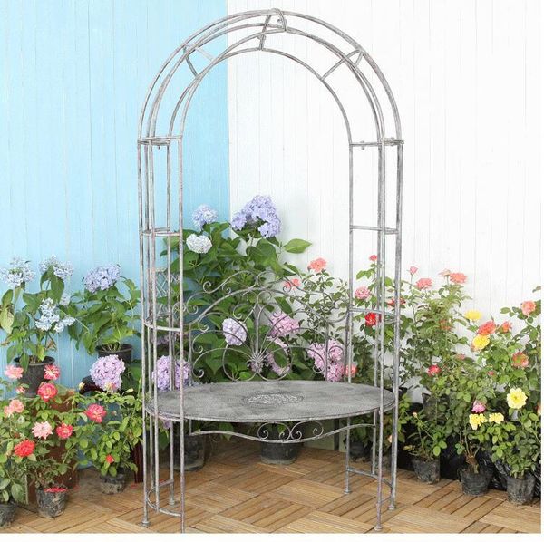 party decoration american country retro ironwork with seating flowers arch garden patio plant vine climbing frame gardening
party decoration american country retro ironwork with seating flowers arch garden patio plant vine climbing frame gardening