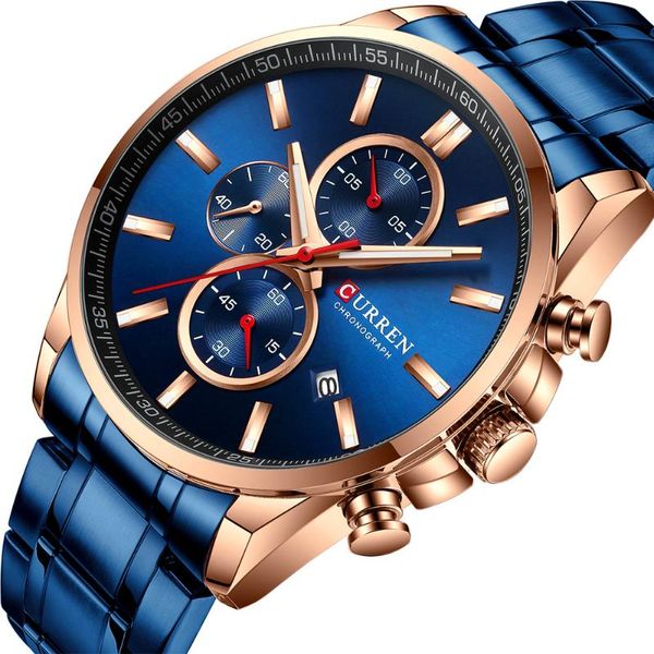 wristwatches curren 8368 brand men watch stainless steel mens watches chronograph quartz sports relogio masculino reloj hombr, Slivery;brown
wristwatches curren 8368 brand men watch stainless steel mens watches chronograph quartz sports relogio masculino reloj hombr, Slivery;brown