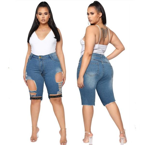 women's jeans plus size korean fashion women high waisted pants shorts wholesale bodycon stretchy casual midi bottoms drop 2021, Blue
women's jeans plus size korean fashion women high waisted pants shorts wholesale bodycon stretchy casual midi bottoms drop 2021, Blue