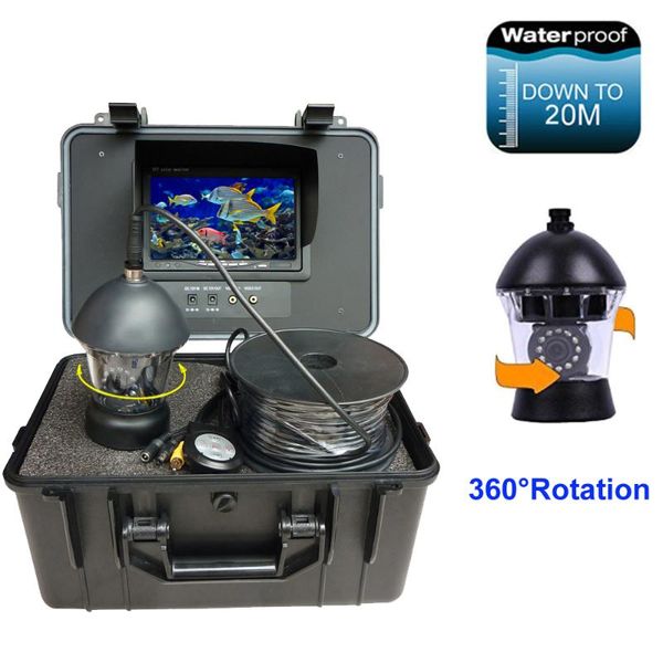 cameras good quality fish finder 7 inch monitor 360 degree rotating underwater fishing camera kit with 12pcs white led lights
cameras good quality fish finder 7 inch monitor 360 degree rotating underwater fishing camera kit with 12pcs white led lights