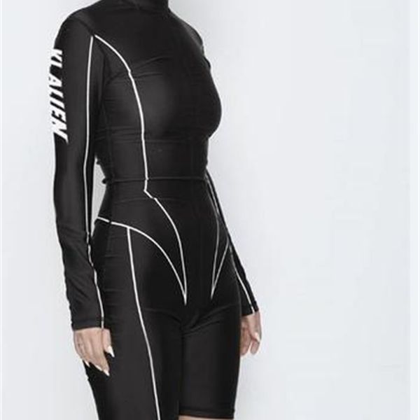 womens letter striped printed patchwork skinny sport bodysuits turtleneck sudadera long sleeve jumpsuits female casual suits, Black;white
womens letter striped printed patchwork skinny sport bodysuits turtleneck sudadera long sleeve jumpsuits female casual suits, Black;white