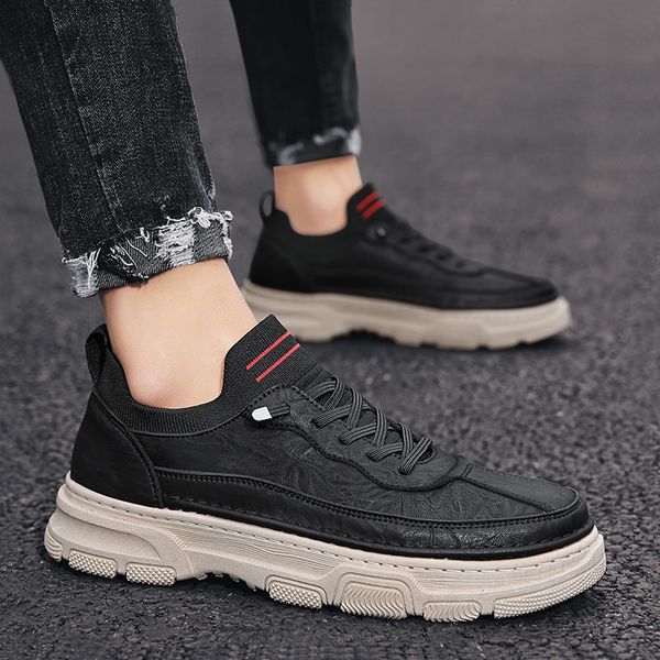 shoes 2021 new autumn trend men's cotton casual leather work clothes martin boots sports, Black
shoes 2021 new autumn trend men's cotton casual leather work clothes martin boots sports, Black