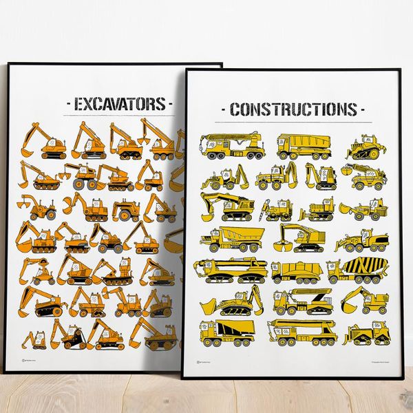 paintings canvas painting trucks car wall art print posters excavator construction vehicles nursery decor poster for baby boy room
paintings canvas painting trucks car wall art print posters excavator construction vehicles nursery decor poster for baby boy room