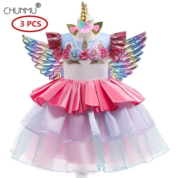unicorn baby princess dress for girl lace petal elegant party wedding 's clothes halloween cosplay custumes 210508, Red;yellow
unicorn baby princess dress for girl lace petal elegant party wedding 's clothes halloween cosplay custumes 210508, Red;yellow