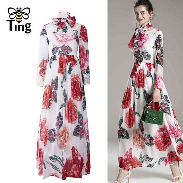 summer long holiday dresses women silky full sleeve elegant bow florals print chiffon vintage maxi dress elbise 210513, Black;gray
summer long holiday dresses women silky full sleeve elegant bow florals print chiffon vintage maxi dress elbise 210513, Black;gray