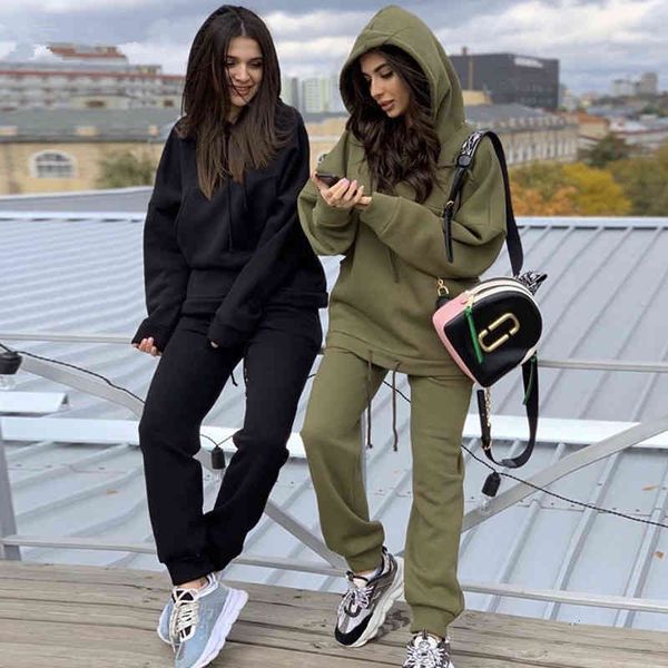 women's tracksuits two piece set outfits tracksuit oversized hoodie and pants casual sport suit winter 2 woman s-xl 3o0k, Gray
women's tracksuits two piece set outfits tracksuit oversized hoodie and pants casual sport suit winter 2 woman s-xl 3o0k, Gray