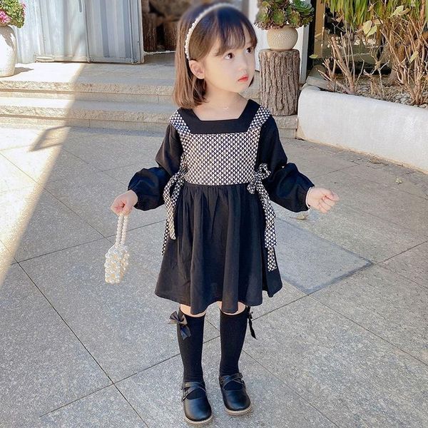 girl's dresses girl long sleeve autumn winter patchwork plaid princess vest fashion dress, Red;yellow
girl's dresses girl long sleeve autumn winter patchwork plaid princess vest fashion dress, Red;yellow