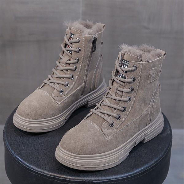 boots women winter snow fashion style high-shoes casual woman waterproof warm female ankle q63, Black
boots women winter snow fashion style high-shoes casual woman waterproof warm female ankle q63, Black
