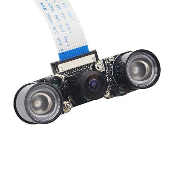 webcams infrared night 5mp camera module with 160 degree wide angle fisheyes lens +2pcs of 3w backlight for raspberry pi 2/3/b+
webcams infrared night 5mp camera module with 160 degree wide angle fisheyes lens +2pcs of 3w backlight for raspberry pi 2/3/b+