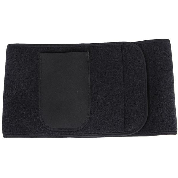 waist support shaper trainer slimming belt trimmer with thick lining, Black;gray