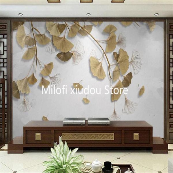 wallpapers milofi customized 3d wallpaper mural light luxury golden embossed line ginkgo leaf living room bedroom background wall decoratio
wallpapers milofi customized 3d wallpaper mural light luxury golden embossed line ginkgo leaf living room bedroom background wall decoratio