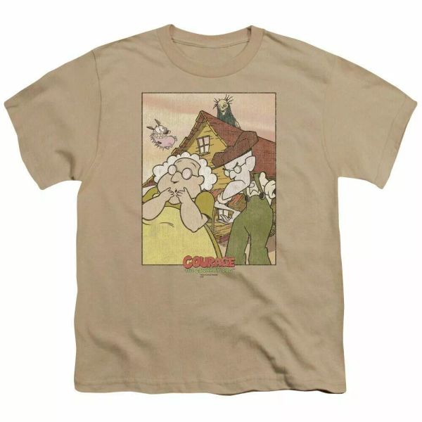 Courage the Cowardly Dog Gothic Courage Kids Youth T Shirt Licensed Tee Sand, White;black
Courage the Cowardly Dog Gothic Courage Kids Youth T Shirt Licensed Tee Sand, White;black