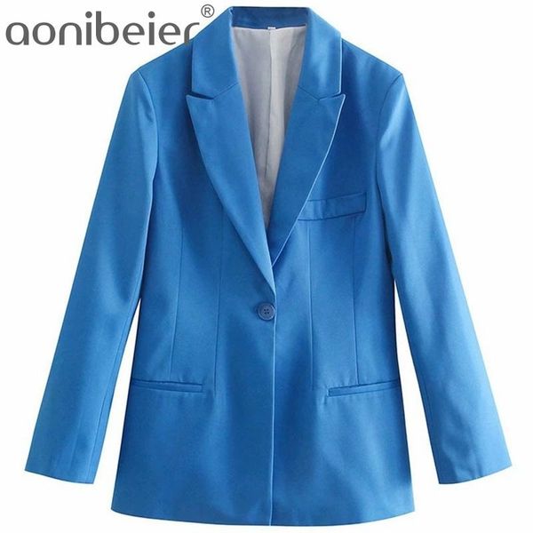 blue office lady suit jacket summer chic padded shoulder long sleeve single button slim women blazers casual coat 210604, White;black
blue office lady suit jacket summer chic padded shoulder long sleeve single button slim women blazers casual coat 210604, White;black