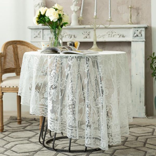 table cloth round lace tablecloth white flowers hollow out dustproof cover for romantic wedding party coffee dining decoration
table cloth round lace tablecloth white flowers hollow out dustproof cover for romantic wedding party coffee dining decoration