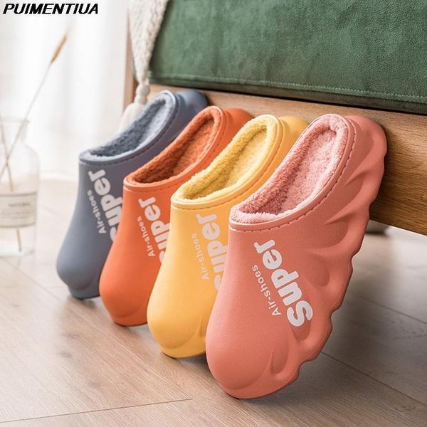 slippers winter women plush cotton warm couple men shoes waterproof thick heels soft comfortable flat outdoor house slides, Black
slippers winter women plush cotton warm couple men shoes waterproof thick heels soft comfortable flat outdoor house slides, Black
