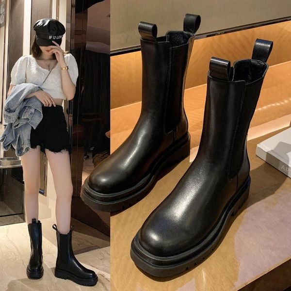 boots same shoes with medium and thick soles, chelsey women's 2021 work clothes, chimney short boots,, Black
boots same shoes with medium and thick soles, chelsey women's 2021 work clothes, chimney short boots,, Black