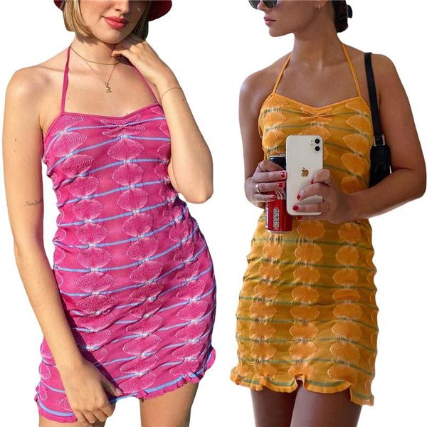 casual dresses woman halter neck bodycon dress y2k knitted frill trim circle sleeveless backless beach mini streetwear, Black;gray
casual dresses woman halter neck bodycon dress y2k knitted frill trim circle sleeveless backless beach mini streetwear, Black;gray