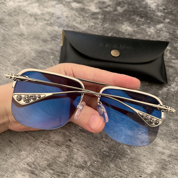 crosin half frame square men's sunglasses driver inner coating personalized thin silver leg, White;black
crosin half frame square men's sunglasses driver inner coating personalized thin silver leg, White;black