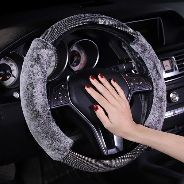 steering wheel covers car products warm winter cover plush rhinestone bling car-styling accessories interior 38cm
steering wheel covers car products warm winter cover plush rhinestone bling car-styling accessories interior 38cm