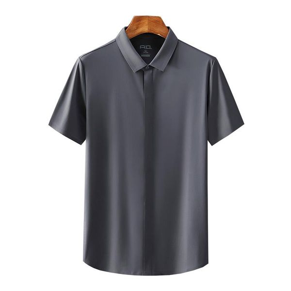 men's casual shirts short-sleeved shirt summer ice silk high-quality non-iron business suit loose half-sleeved high-end, White;black
men's casual shirts short-sleeved shirt summer ice silk high-quality non-iron business suit loose half-sleeved high-end, White;black