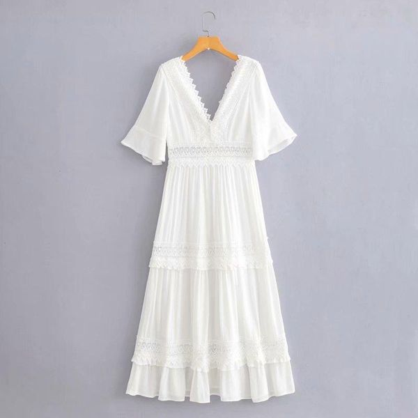 plus size dresses dress women casual bohemian style deep v neck hollow out lace tassel big hem loose beach vacation vestidos summer, Black
plus size dresses dress women casual bohemian style deep v neck hollow out lace tassel big hem loose beach vacation vestidos summer, Black