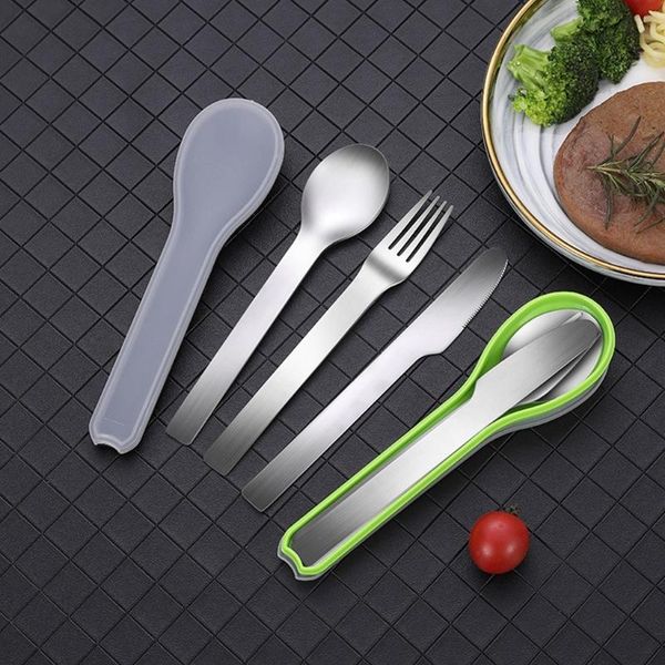 dinnerware sets d08d portable utensils set flatware cutlery stainless steel material 2 colors choose gift for friend
dinnerware sets d08d portable utensils set flatware cutlery stainless steel material 2 colors choose gift for friend