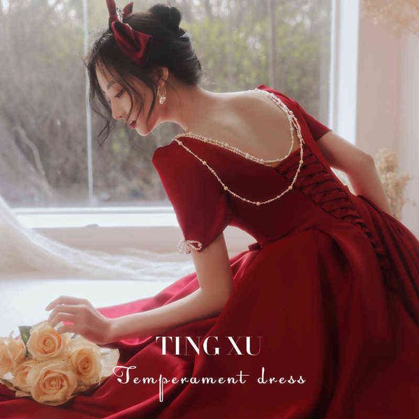 luxury street style dresses toast bridal 2021 engagement can be worn back to the door at ordinary tim, Black;pink
luxury street style dresses toast bridal 2021 engagement can be worn back to the door at ordinary tim, Black;pink