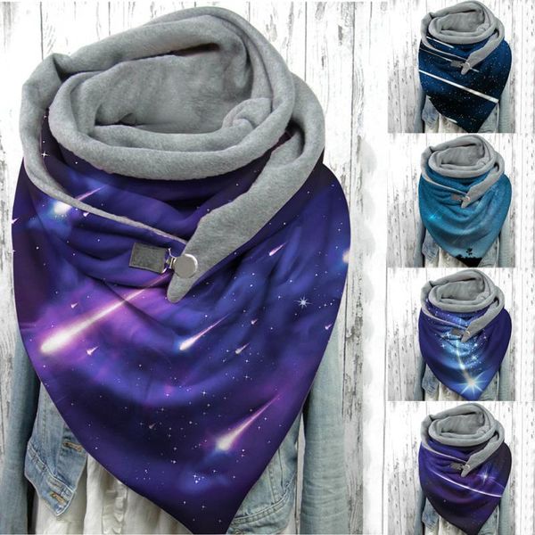 scarves 2021 women's autumn scarf women star sky printing metal button soft wrap casual warm and shawls pashmina, Blue;gray
scarves 2021 women's autumn scarf women star sky printing metal button soft wrap casual warm and shawls pashmina, Blue;gray